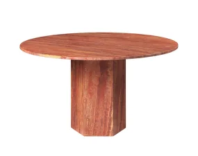 Stôl Epic Ø 130, red travertine