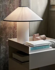 Stolná lampa Colette ATD6, white/black