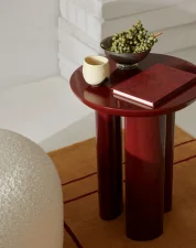 Odkládací stolík Tung JA3, burgundy red