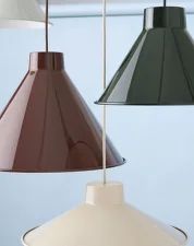 Závesná lampa Top Ø21, deep red