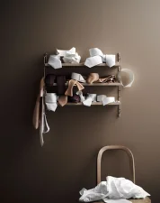 Policový systém String Pocket, beige