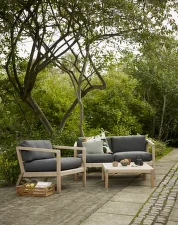 Konferenčný stolík Virkelyst Small, teak