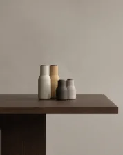 Mlynčeky na soľ a čierne korenie Bottle Small set 2ks, hunting green/beige