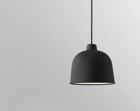 Závesná lampa Grain, black