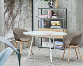 Jedálenský stôl Loop Stand Table Round Ø105, black