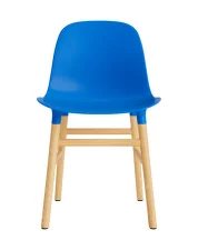 Stolička Form, bright blue/oak