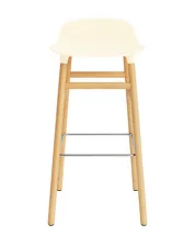 Barová stolička Form 75 cm, cream/oak