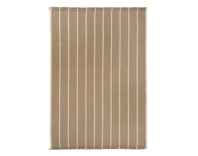 Koberec Calm Kelim 200x300, dark sand/off-white