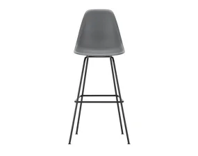Barová stolička Eames Plastic High, granite grey