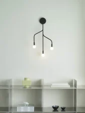 Nástenná lampa Vekst, black