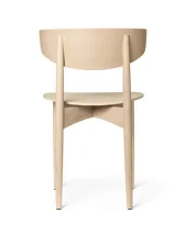 Jedálenská stolička Herman Wood, white oiled beech