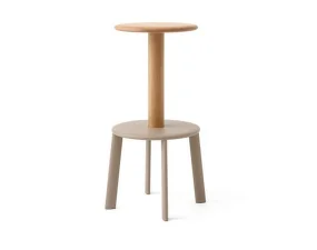 Barová stolička Massif Bar Stool AV40, oak/grey beige