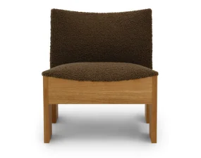 Kreslo Tenon Natural Oak, Zinc Drake Mocha