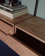 Závesná skrinka Cabinet Low w. Drawers, walnut