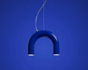 Závesné svietidlo Arch Single, blue