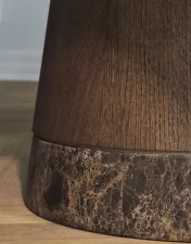 Jedálenský stôl Piro Ø160 cm, dark oiled oak