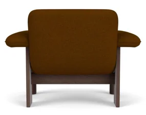 Kreslo Brasilia Low Back, Baru 0450/dark stained oak