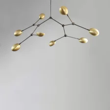 Závesné svietidlo Drop Big, brass (5m)