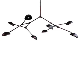 Závesné svietidlo Drop Big, burned black (5m)