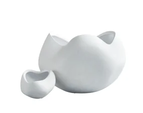 Miska Curve Bowl Big, bone white