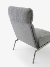 Kreslo Muno LN17 High Back w. Arms, Hallingdal 126/dark chrome
