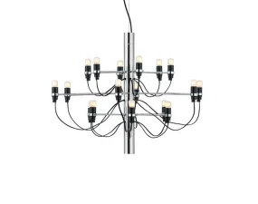 Luster 2097/18 Frosted Bulbs, chrome