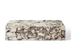 Konferenčný stolík Plinth Low, Calacatta Viola