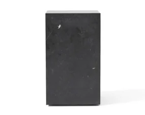 Odkladací stolík Plinth Tall, Nero Marquina