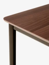 Jedálenský stôl Drip HW117, bronzed/lacquered walnut
