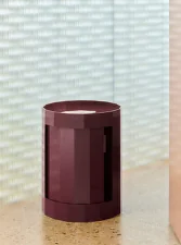 Úložný stolík Facet Cabinet Low, burgundy
