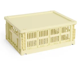 Plastové veko Colour Crate M, light yellow