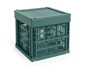 Plastové veko Colour Crate Cube/Square M, dark green