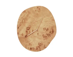 Hodiny Melt, natural burl