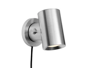 Nástenná lampa Beam, polished aluminum