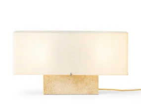Stolná lampa Nonna H30, travertine