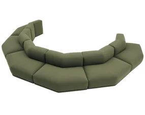 Šesťmiestna pohovka Connect Konfigurácia 1, Grain 68243