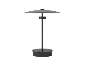 Prenosná lampa Reflection, black lacquered aluminium