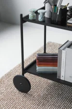 Servírovací stolík Rul, black