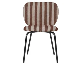 Jedálenská stolička Rico, Louisiana sand / chocolate