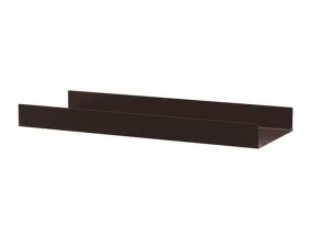 Polica String Metal Shelf High Edge 78 x 30, dark brown