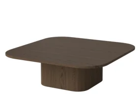 Konferenčný stolík Eida 100x100 H32, dark oiled oak