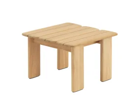 Záhradný konferenčný stôl Assemble, 55x55 cm teak