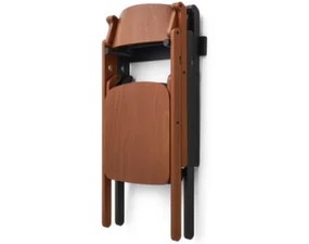 Nástenný držiak na stoličku Backflip, anthracite lacquered beech