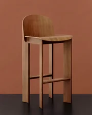 Barová stolička Chisel 35 H65, walnut
