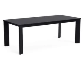 Stôl Chisel 30 Rectangular 200x95 cm, black lacquered oak