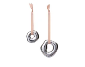 Vianočné banky Orrith Ornaments set 2ks, silver