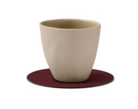 Podložka pod pohárik Circle Nupo, burgundy