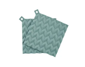 Silikónové chňapky Hold-On, 2ks, dusty green
