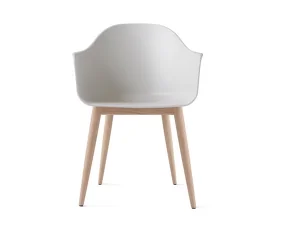 Stolička Harbour Chair Wood, white / natural oak