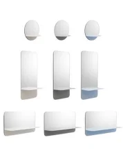 Zrkadlo Horizon Vertical, white